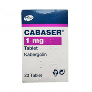 Купить Кабазер (Cabaser, Каберголин Pfizer) 1мг таблетки №20 в Тюмени