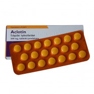 Купить Аклотин (Тиклопидин, аналог Тикло) таблетки 250мг №60 в Белгороде